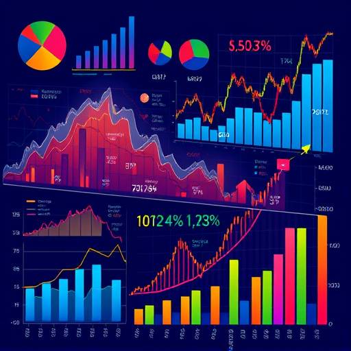 An illustration depicting financial charts and graphs